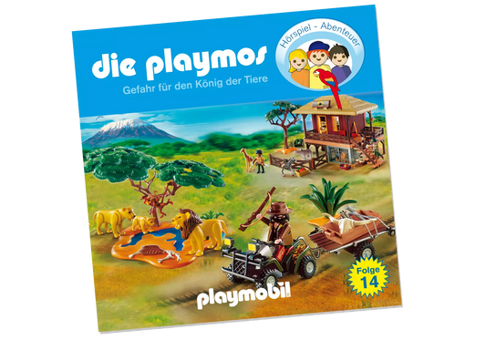 Playmobil 80245 Die Playmos Hörspiel CD Gefahr für den König der Tiere (14) - plegobil