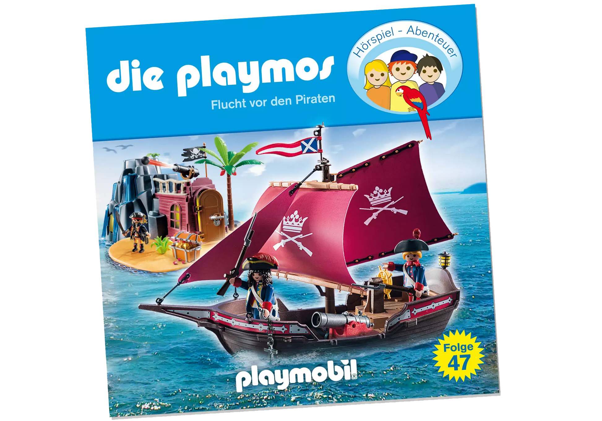 Playmobil 80254 Die Playmos Hörspiel CD Flucht vor den Piraten (47) - plegobil
