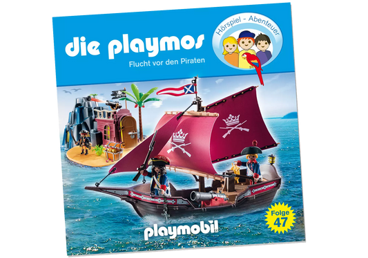 Playmobil 80254 Die Playmos Hörspiel CD Flucht vor den Piraten (47) - plegobil