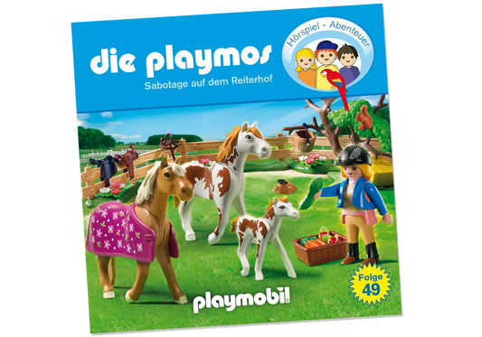Playmobil 80256 Die Playmos Hörspiel CD Sabotage auf dem Reiterhof (49) - plegobil