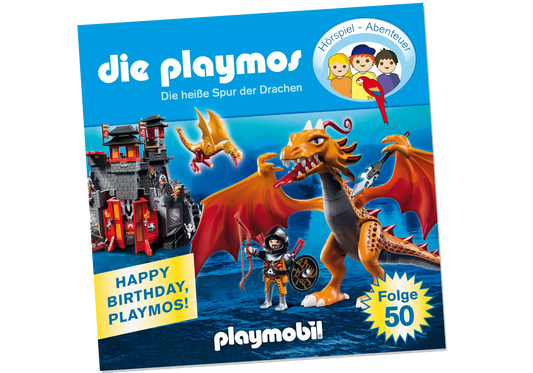 Playmobil 80257 Die Playmos Hörspiel CD Die heiße Spur der Drachen (50) - plegobil