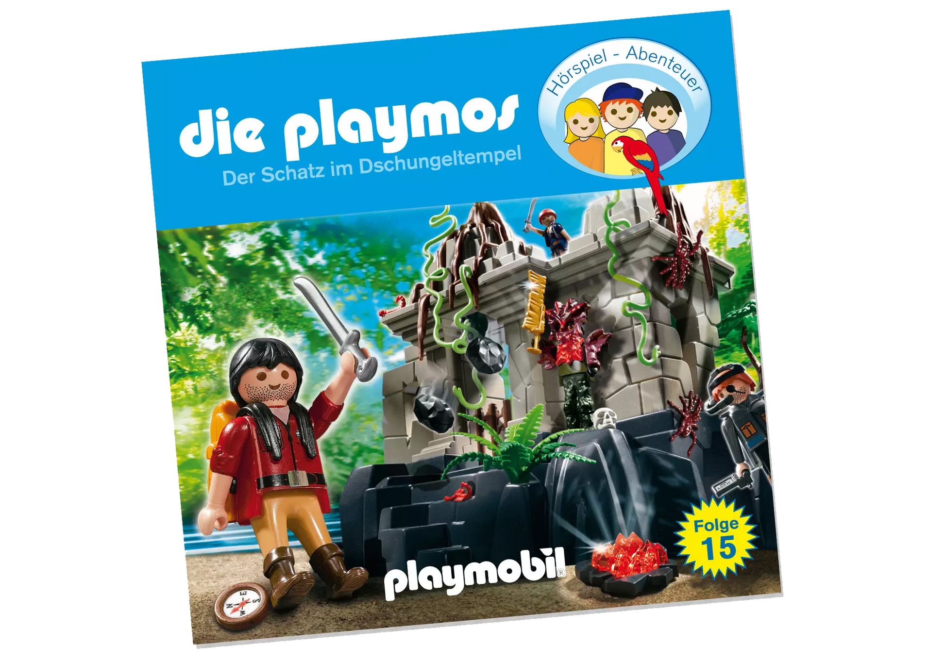Playmobil 80260 Die Playmos Hörspiel CD Der Schatz im Dschungeltempel (15) - plegobil
