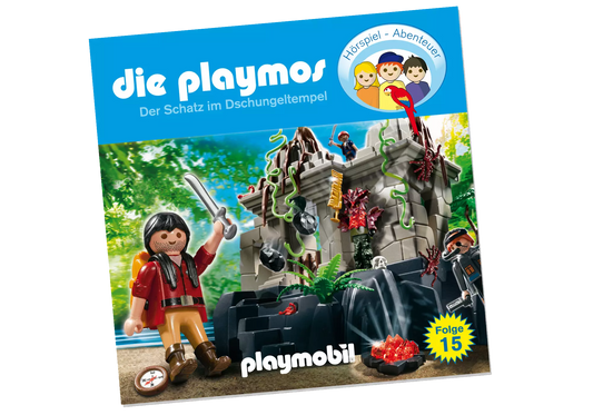 Playmobil 80260 Die Playmos Hörspiel CD Der Schatz im Dschungeltempel (15) - plegobil