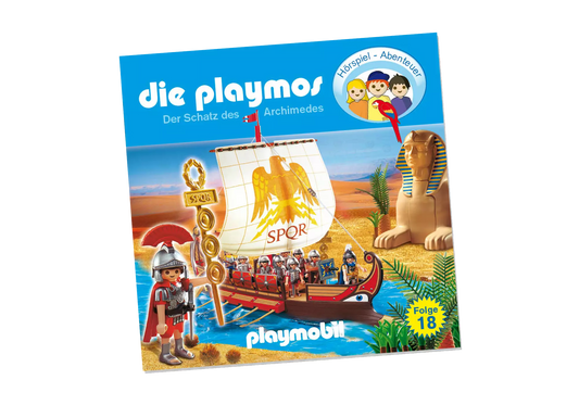 Playmobil 80271 Die Playmos Hörspiel CD Der Schatz des Archimedes (18) - plegobil