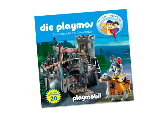 Playmobil 80273 Die Playmos Hörspiel CD Die große Schlacht der Löwenritter (20) - plegobil