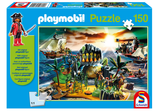 Playmobil 80294 Merchandise Puzzle Pirateninsel - plegobil