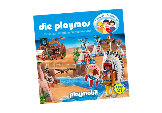 Playmobil 80322 Die Playmos Hörspiel CD Reise zu Häuptling schlanker Bär (21) - plegobil
