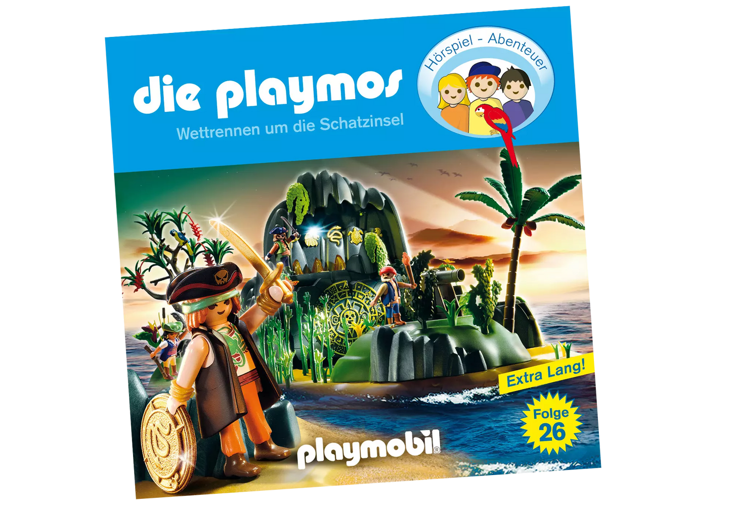 Playmobil 80332 Die Playmos Hörspiel CD Wettrennen um die Schatzinsel (26) - plegobil