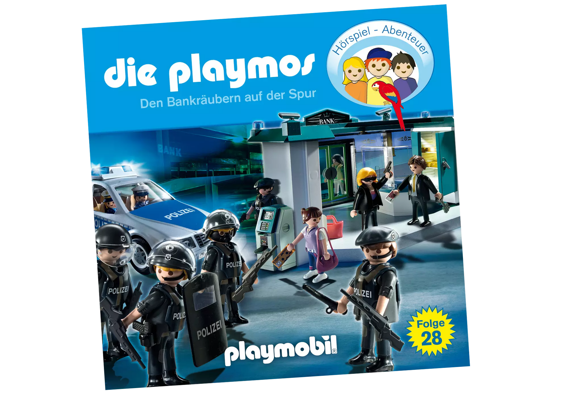 Playmobil 80344 Die Playmos Hörspiel CD Den Bankräubern auf der Spur (28) - plegobil