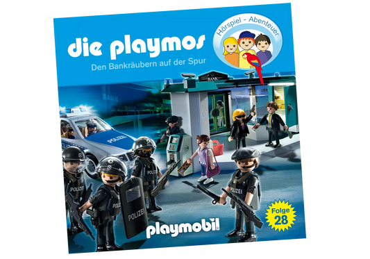Playmobil 80344 Die Playmos Hörspiel CD Den Bankräubern auf der Spur (28) - plegobil