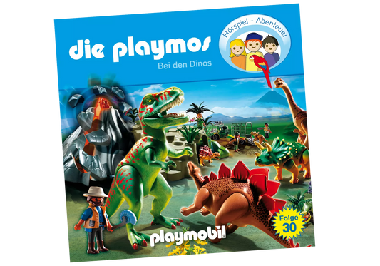 Playmobil 80346 Die Playmos Hörspiel CD Bei den Dinos (30) - plegobil