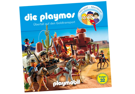 Playmobil 80351 Die Playmos Hörspiel CD Überfall auf den Goldtransport (32) - plegobil