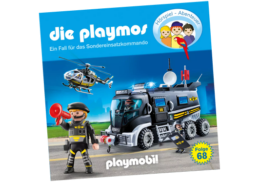 Playmobil 80410 Die Playmos Hörspiel CD Ein Fall für das Sondereinsatzkommando (68) - plegobil