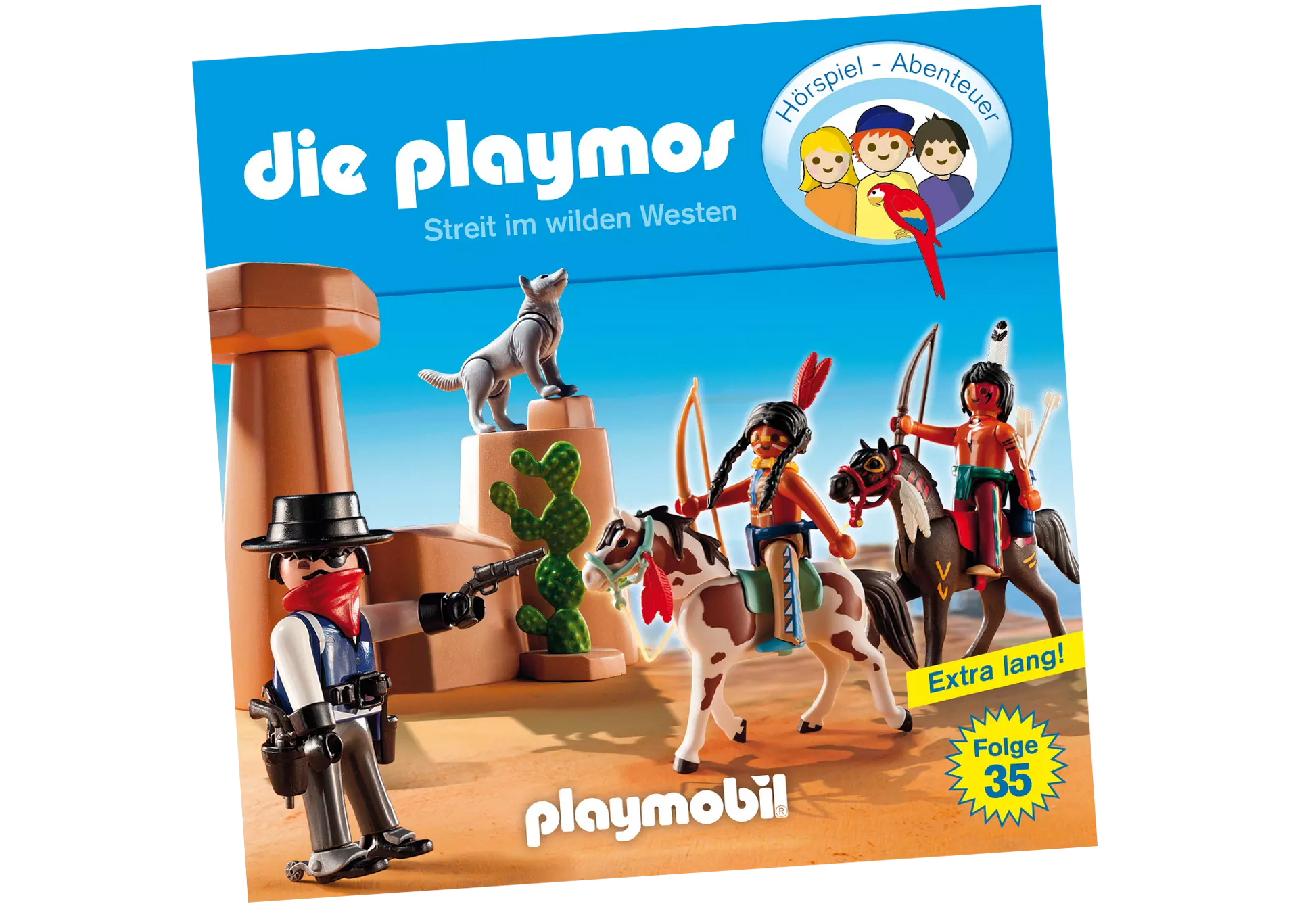 Playmobil 80446 Die Playmos Hörspiel CD Streit im wilden Westen (35) - plegobil