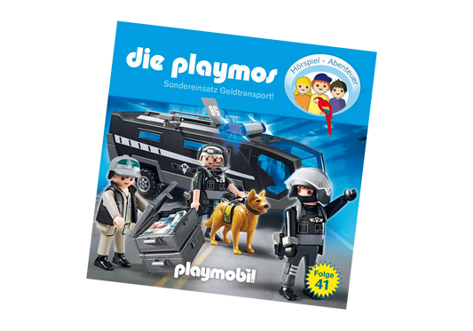 Playmobil 80454 Die Playmos Hörspiel CD Sondereinsatz Geldtransport (41) - plegobil