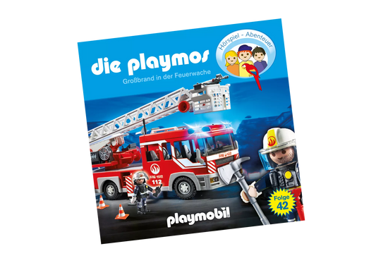 Playmobil 80455 Die Playmos Hörspiel CD Großbrand in der Feuerwache  (42) - plegobil
