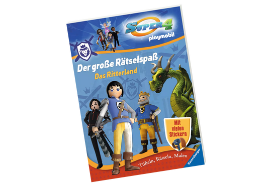 Playmobil 80472 Super 4 Merchandise Der große Rätselspaß - Das Ritterland - plegobil