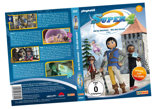 Playmobil 80476 Super 4 DVD 1 Auf ins Abenteuer - Wie alles begann - plegobil