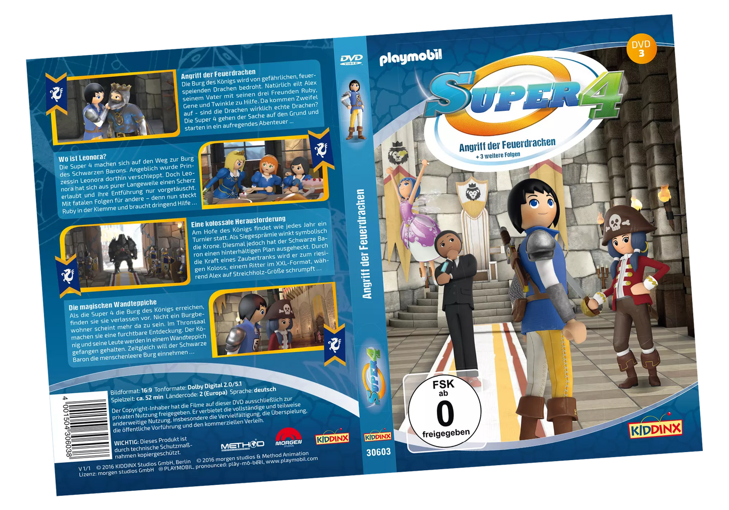 Playmobil 80478 Super 4 DVD 3 Angriff der Feuerdrachen - plegobil