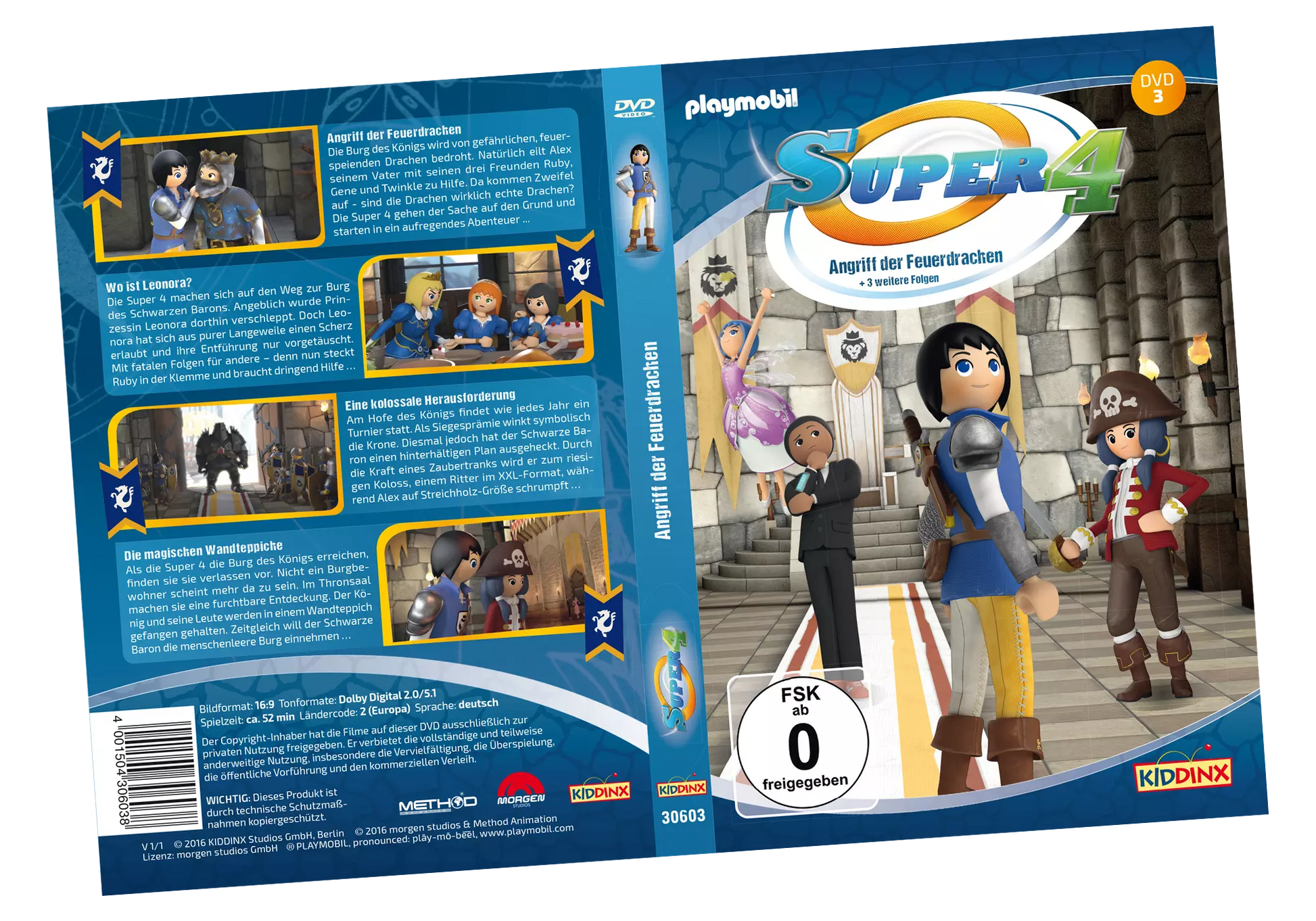 Playmobil 80478 Super 4 DVD 3 Angriff der Feuerdrachen - plegobil