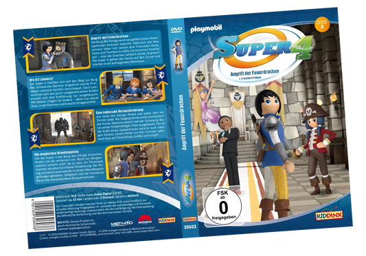Playmobil 80478 Super 4 DVD 3 Angriff der Feuerdrachen - plegobil