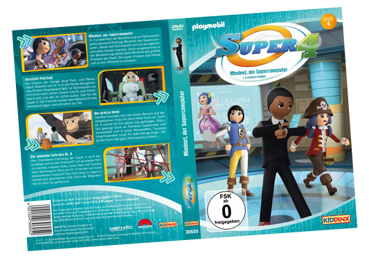 Playmobil 80480 Super 4 DVD 5 Mindnet,der Supercomputer - plegobil