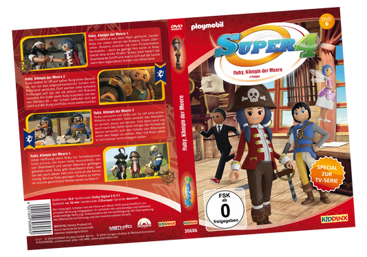 Playmobil 80481 Super 4 DVD 6 Ruby,Königin der Meere - plegobil