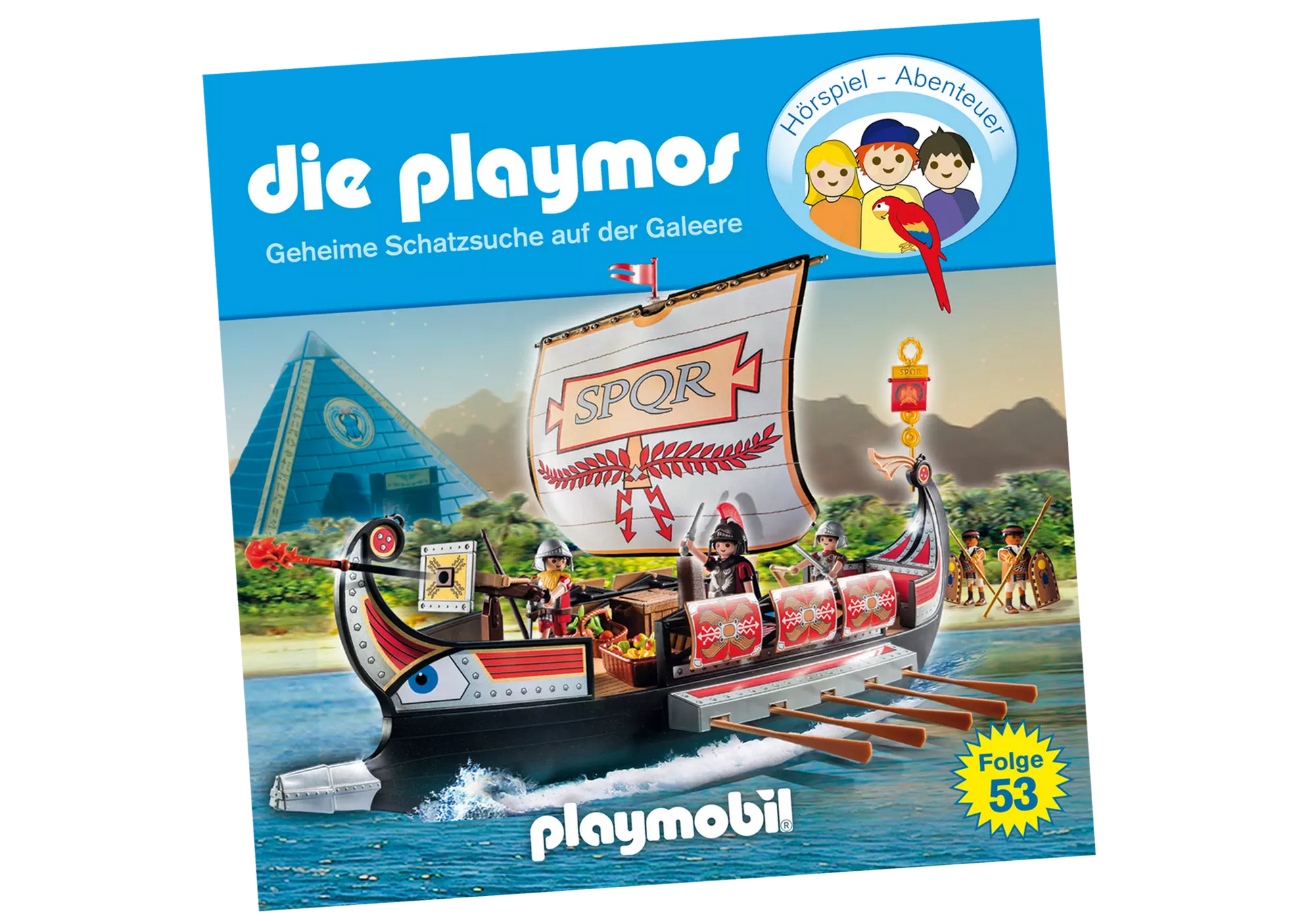 Playmobil 80482 Die Playmos Hörspiel CD Geheime Schatzsuche auf der Galeere (53) - plegobil
