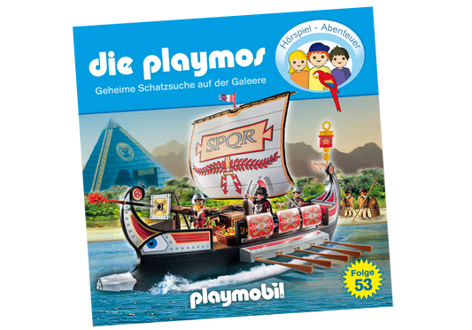 Playmobil 80482 Die Playmos Hörspiel CD Geheime Schatzsuche auf der Galeere (53) - plegobil