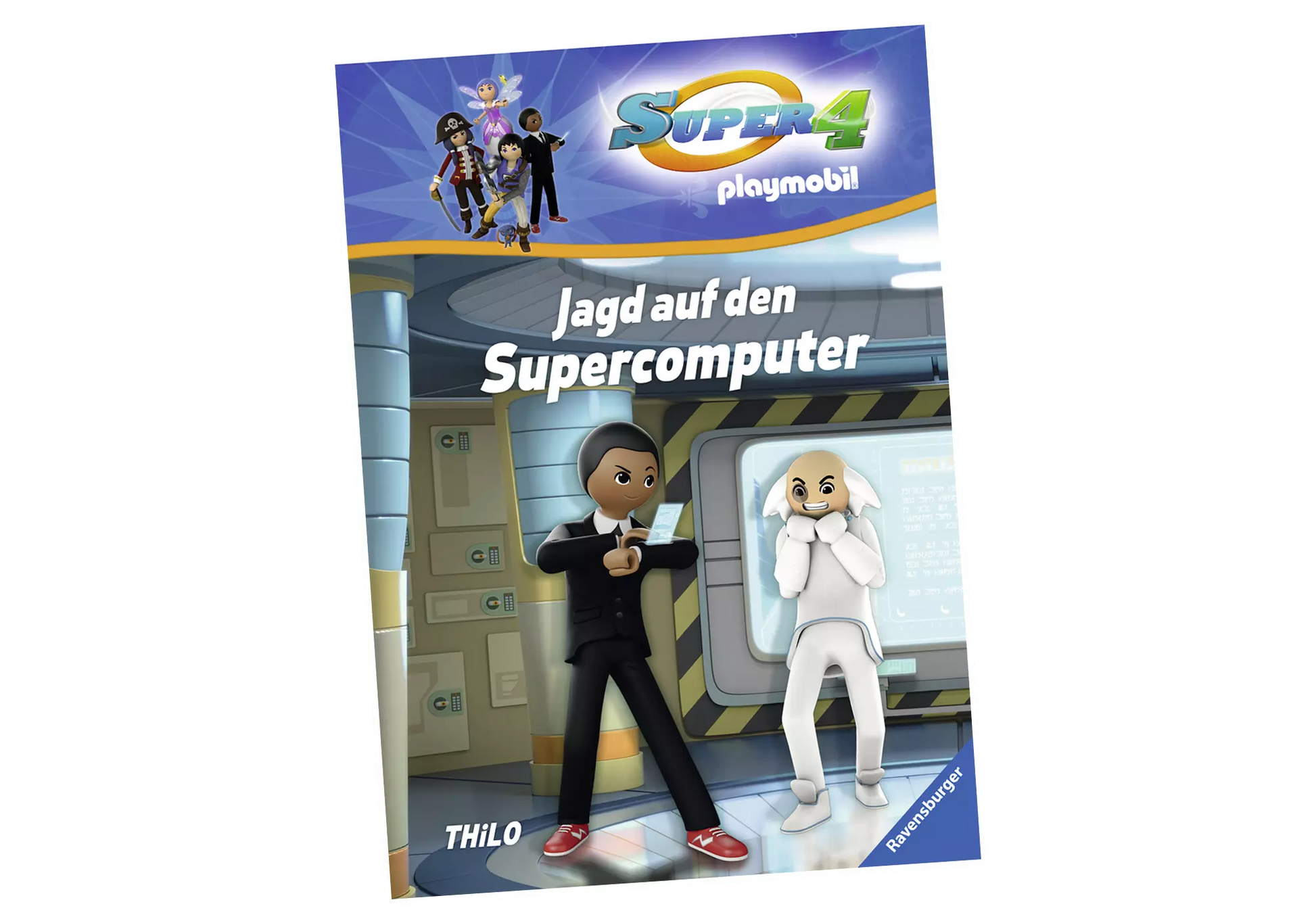 Playmobil 80486 Super 4 Merchandise Erstleser - Jagd auf den Supercomputer - plegobil
