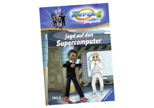 Playmobil 80486 Super 4 Merchandise Erstleser - Jagd auf den Supercomputer - plegobil