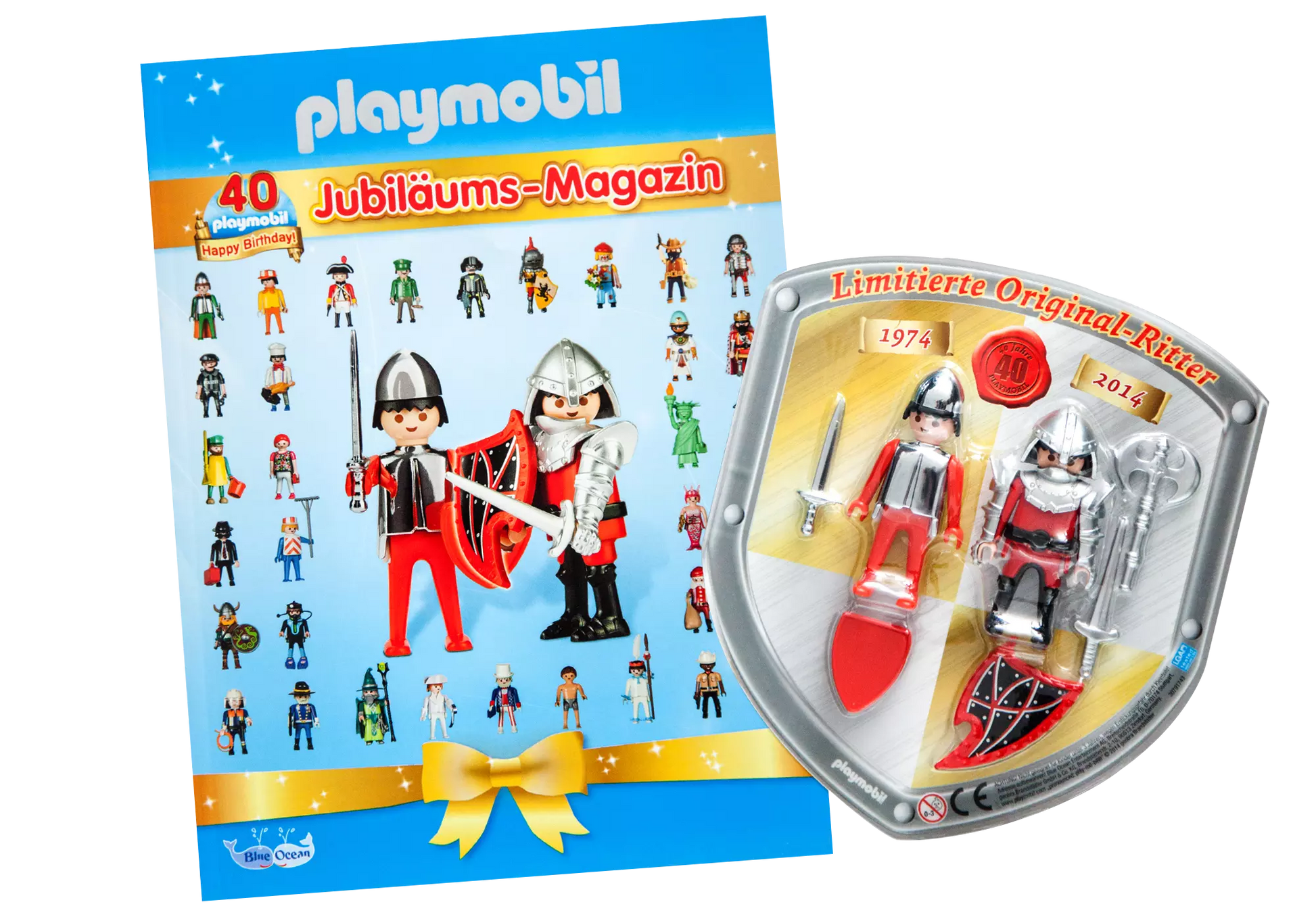Playmobil 80542 Magazin Jubiläum mit limitierten Original Rittern - plegobil