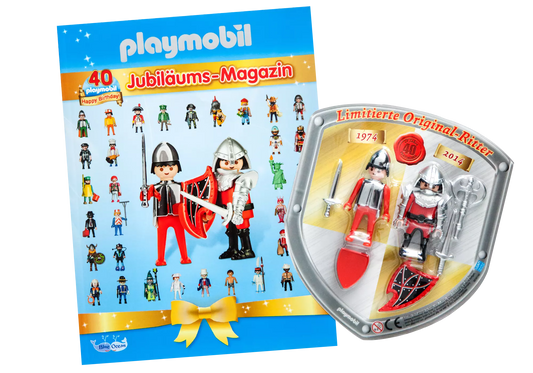 Playmobil 80542 Magazin Jubiläum mit limitierten Original Rittern - plegobil