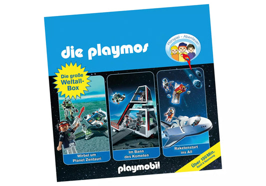 Playmobil 80654 Die Playmos Hörspiel CD Die Playmos - Hörspiel-Box Weltall (3 CDs) - plegobil