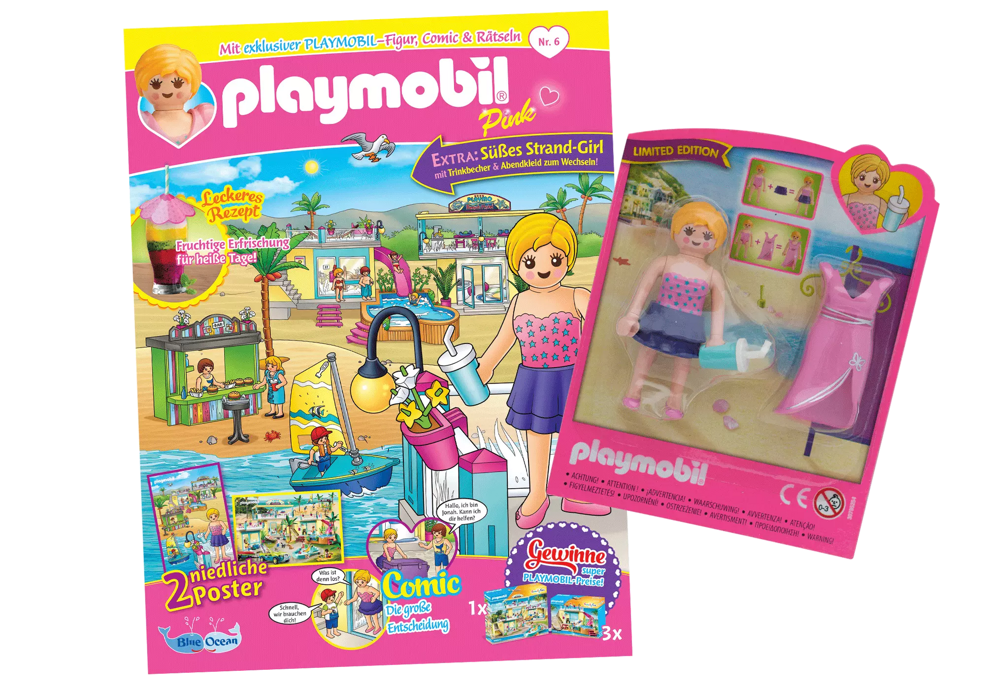 Playmobil 80666 Pink Magazin 6/2020 (Heft 55) - plegobil