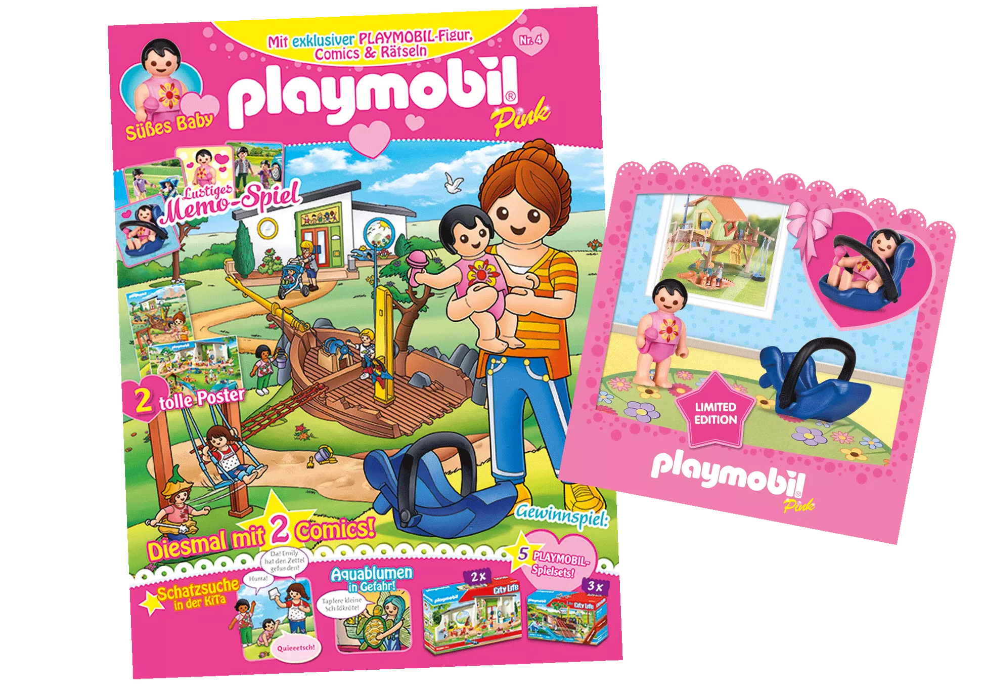 Playmobil 80680 Pink Magazin 4/2021 (Heft 62) - plegobil