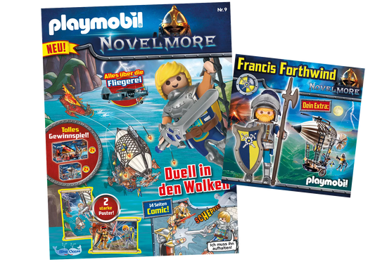 Playmobil 80696 Novelmore Magazin 9/21 Francis Forthwind - plegobil