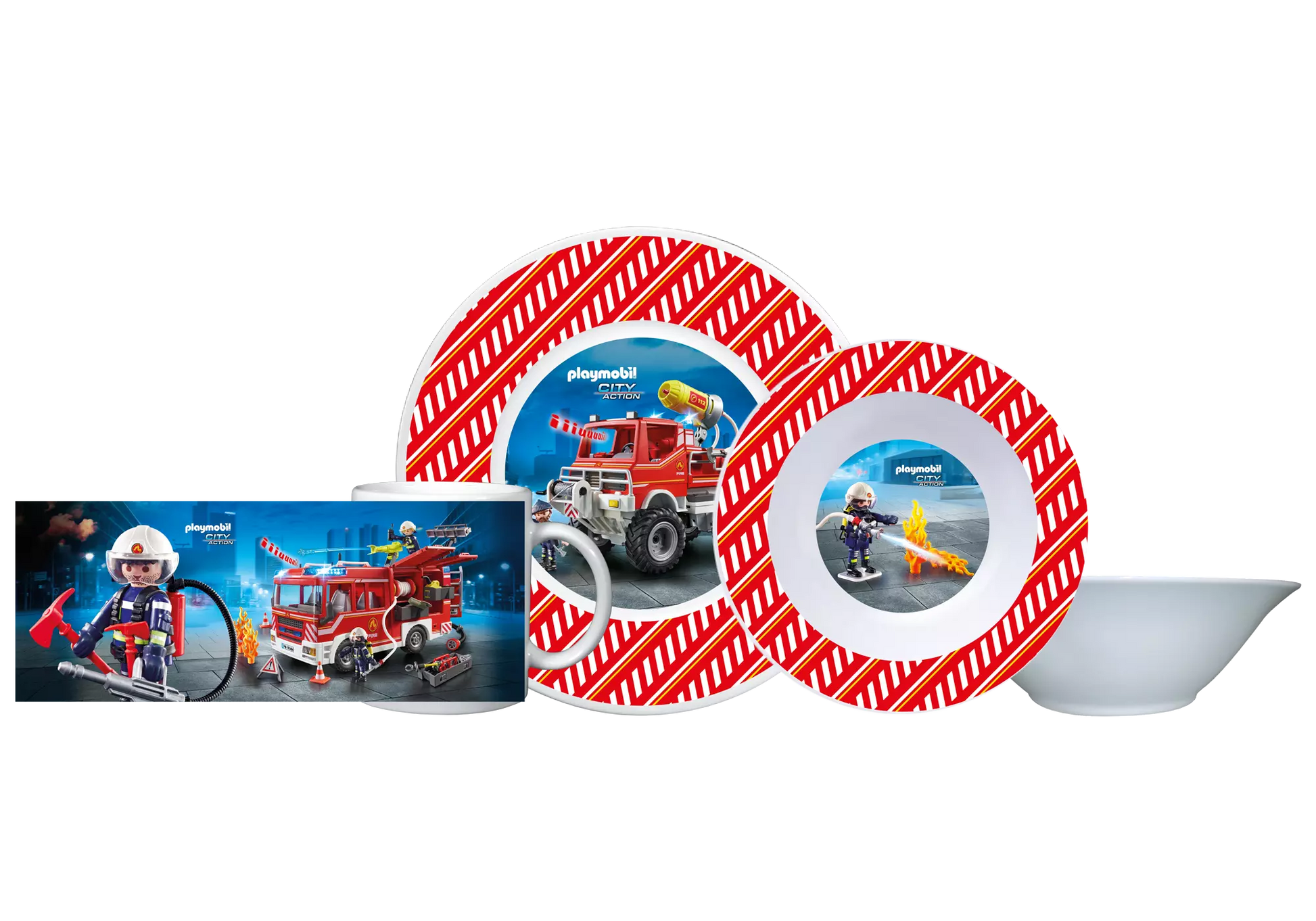 Playmobil 80711 Merchandise Frühstücksset Feuerwehr - plegobil