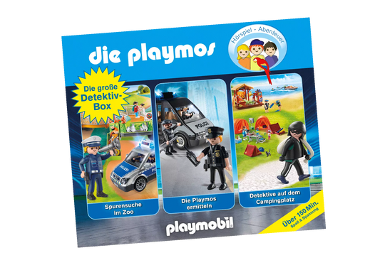 Playmobil 80724 Die Playmos Hörspiel CD Detektivbox - plegobil