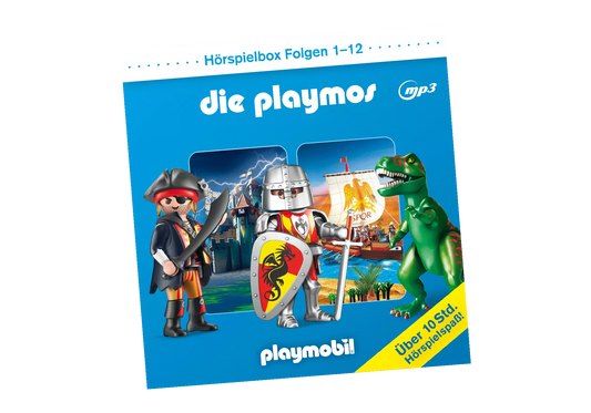 Playmobil 80725 Die Playmos Hörspiel CD Hörspielbox (1-12) - plegobil