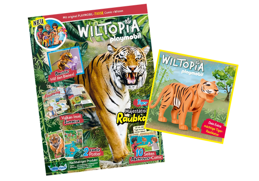 Playmobil 80735 Wiltopia Magazin Mächtige Tigerraubkatze - plegobil