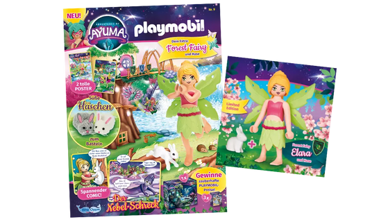 Playmobil 80738 Adventures of Ayuma Magazin Nr. 9 - Forest Fairy und Hase - plegobil