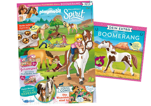 Playmobil 80757 Spirit Magazin Sonderheft 1/21 Boomerang - plegobil