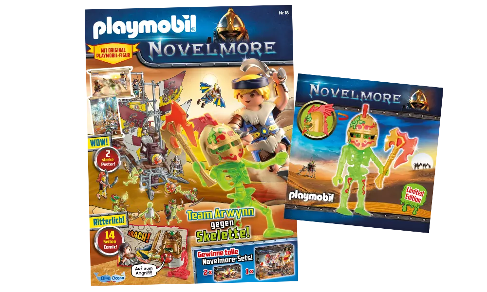Playmobil 80763 Novelmore Magazin 18/22 Skelett - plegobil