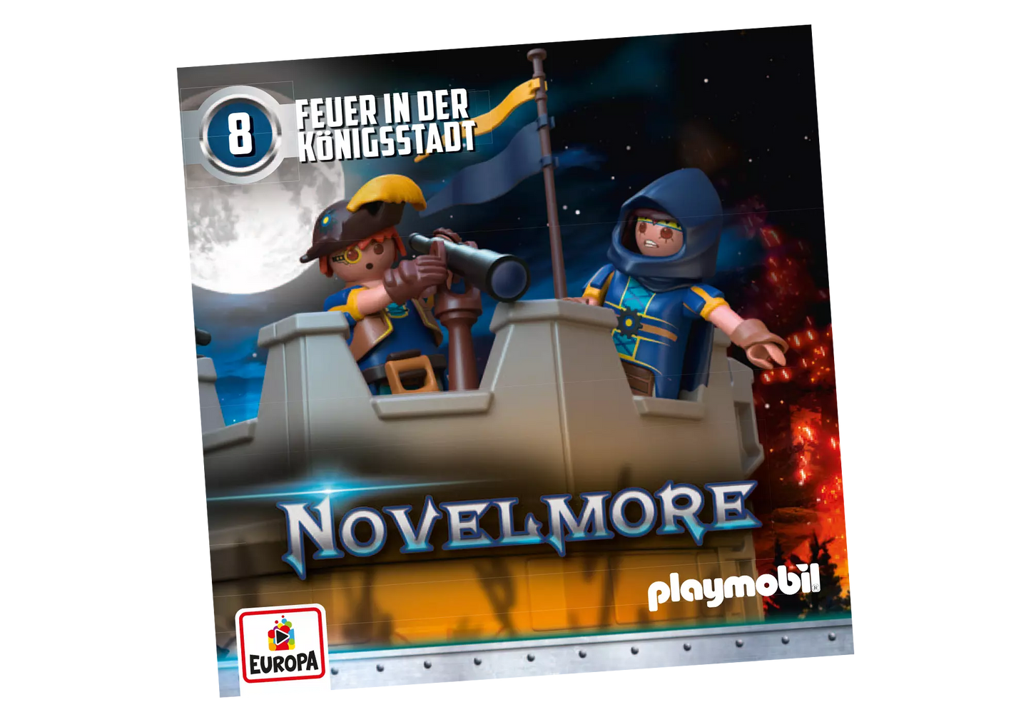 Playmobil 80788 Novelmore Hörspiel CD (8) - Feuer in der Königstadt - plegobil