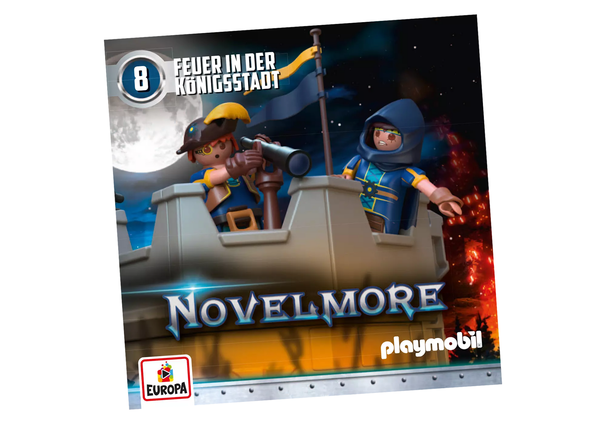 Playmobil 80788 Novelmore Hörspiel CD (8) - Feuer in der Königstadt - plegobil
