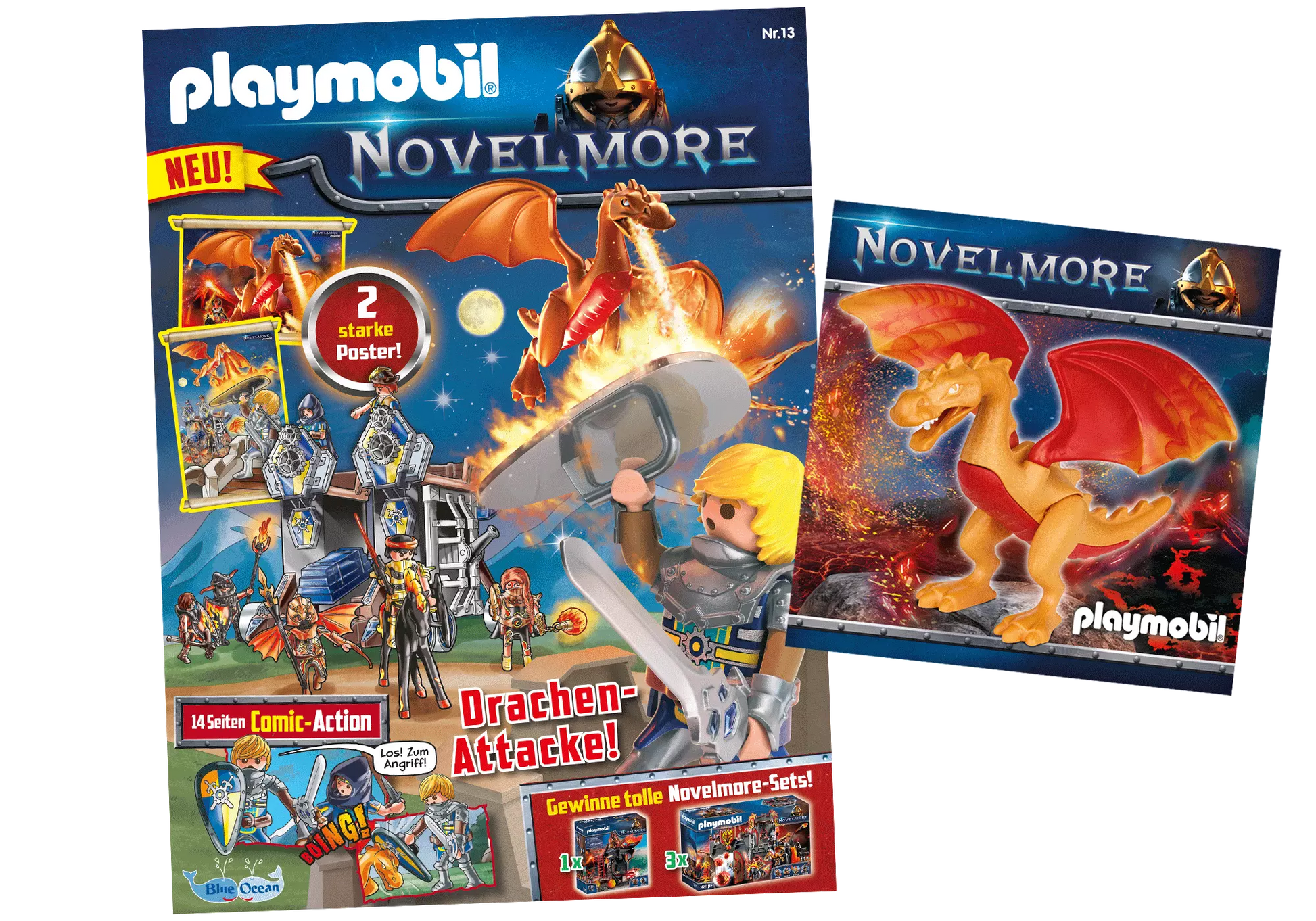 Playmobil 80789 Novelmore Magazin 13/22 Drache - plegobil