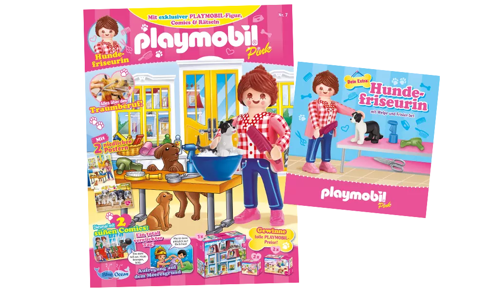 Playmobil 80844 Pink Magazin 7/2022 (Heft 73) - plegobil