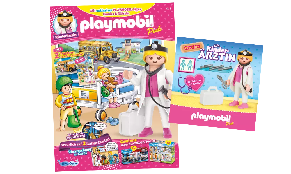 Playmobil 80846 Pink Magazin 8/2022 (Heft 74) - plegobil