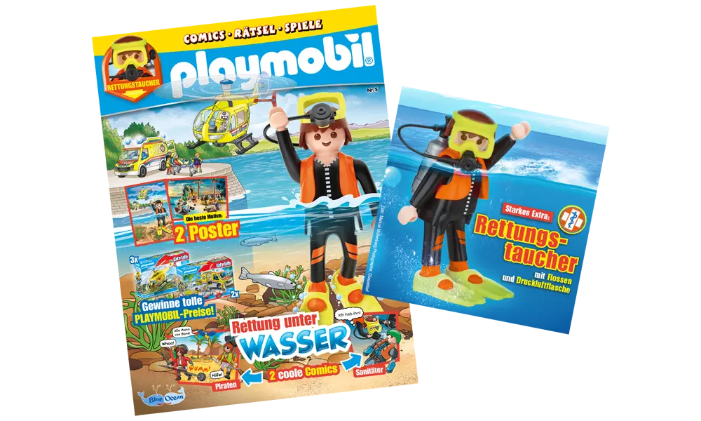 Playmobil 80857 Magazin Rettungstaucher - plegobil
